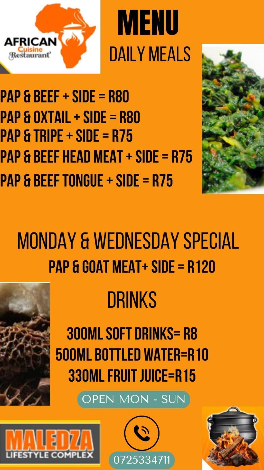 African Cuisine Restaurant Bed and Breakfast Giyani Exteriör bild